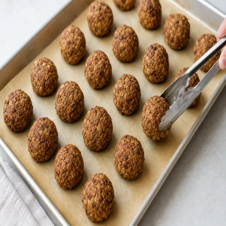 Boulettes de haricots à la scandinave · étape 4