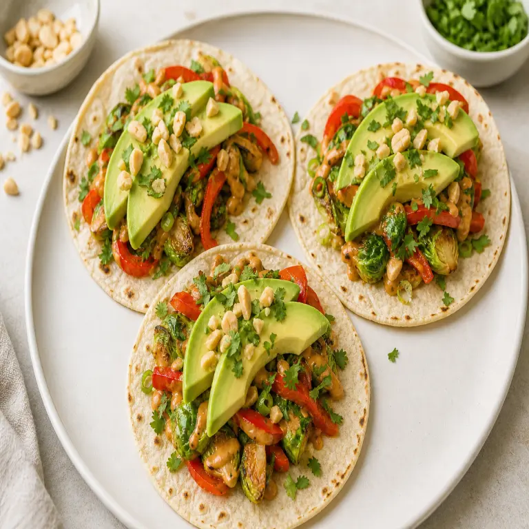 Tacos aux choux de Bruxelles · étape 2