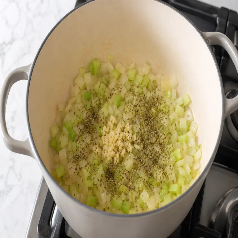 Soupe de pois chiches et riz · étape 1