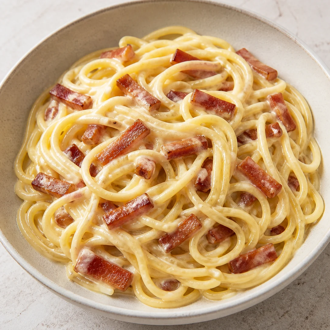 Carbonara aux lardons La Vie