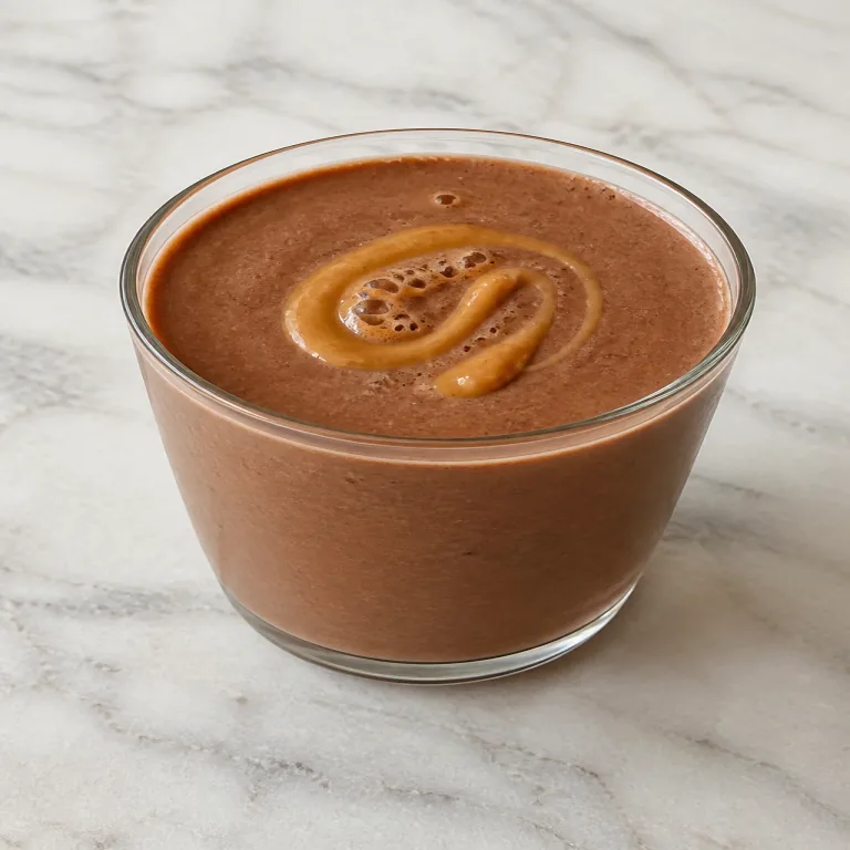 Smoothie façon bouchée au beurre de cacahuète