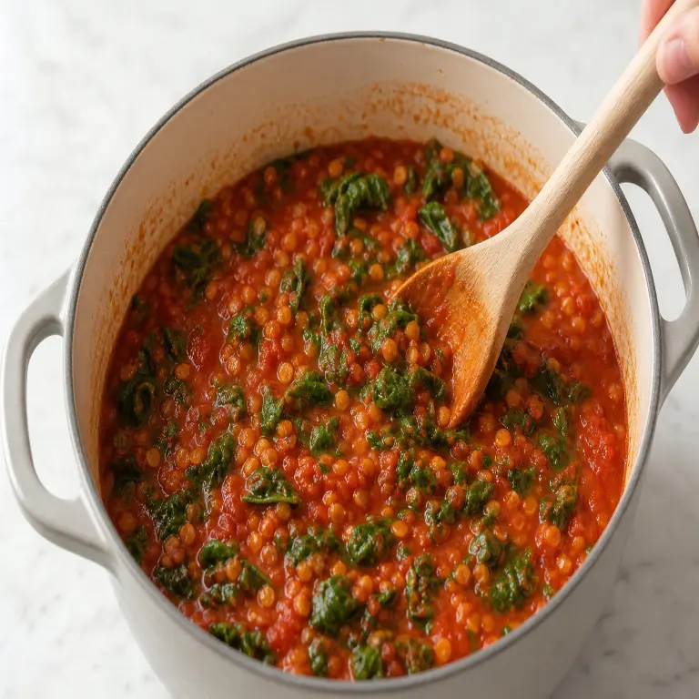 Spaghettis bolognaise végétale · étape 2