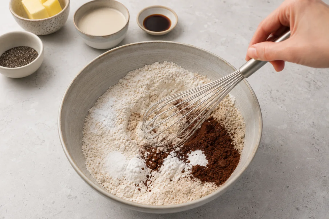Illustration de l’étape « Étape 4 » pour la recette Cake Munch au chocolat.