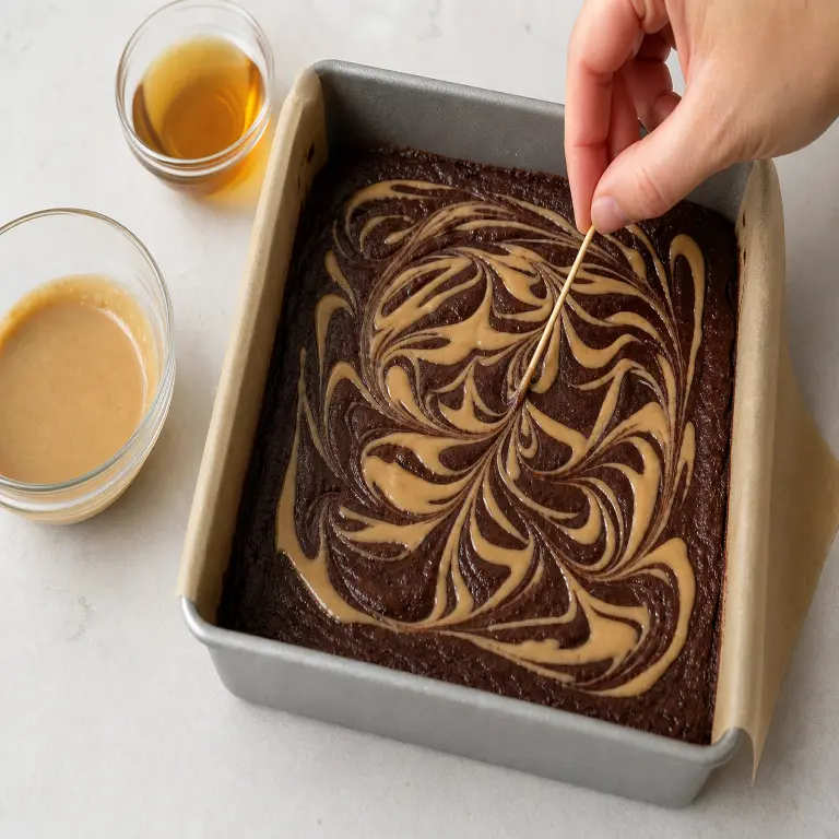 Brownies au chocolat et au tahini · étape 5