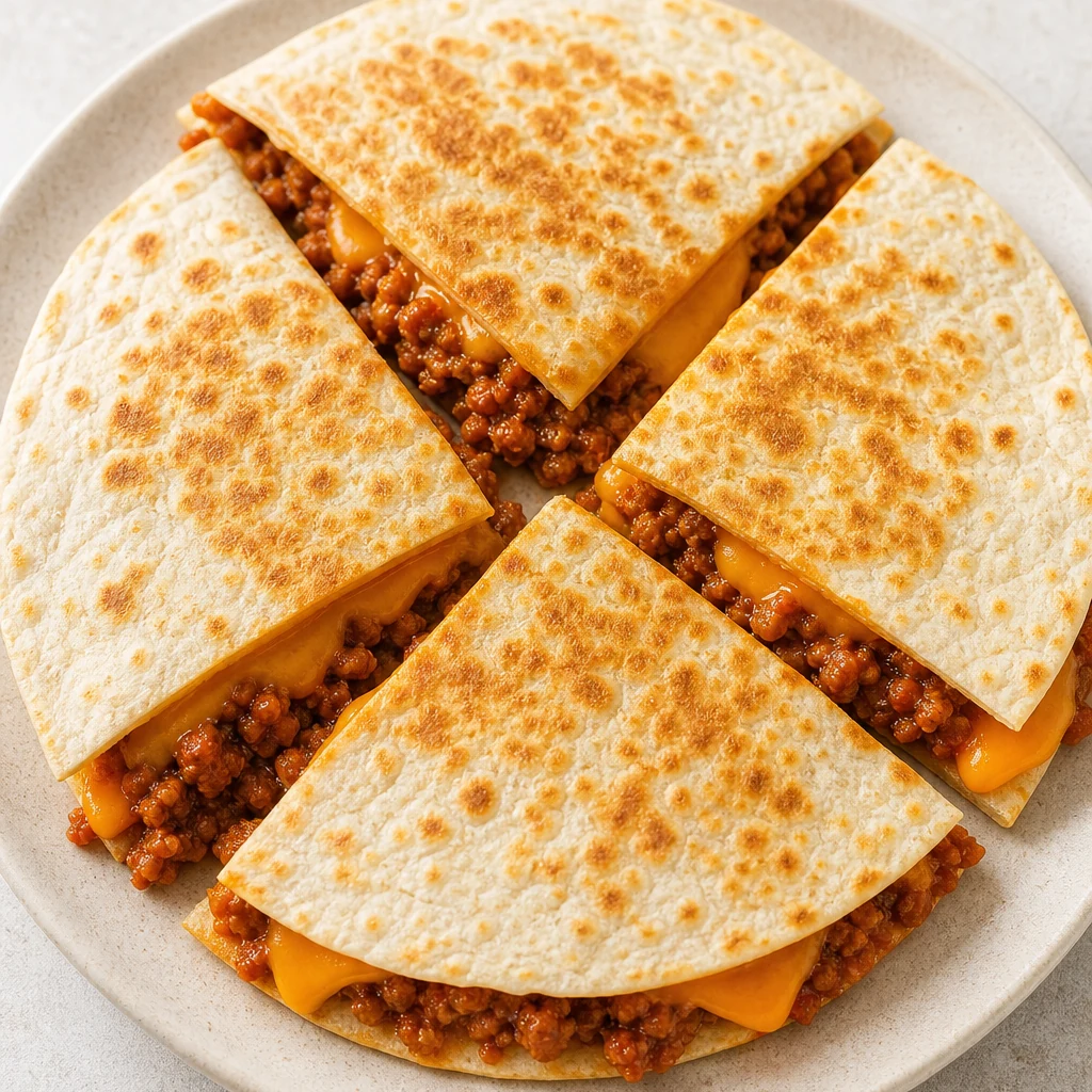 Quesadillas au haché