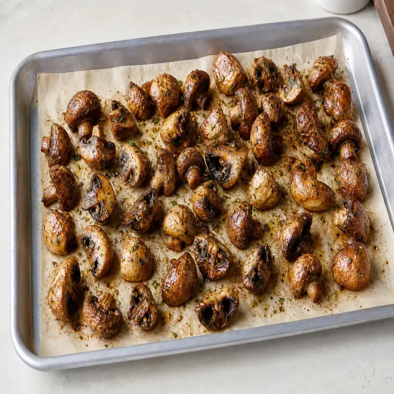 Champignons rôtis au balsamique · étape 4