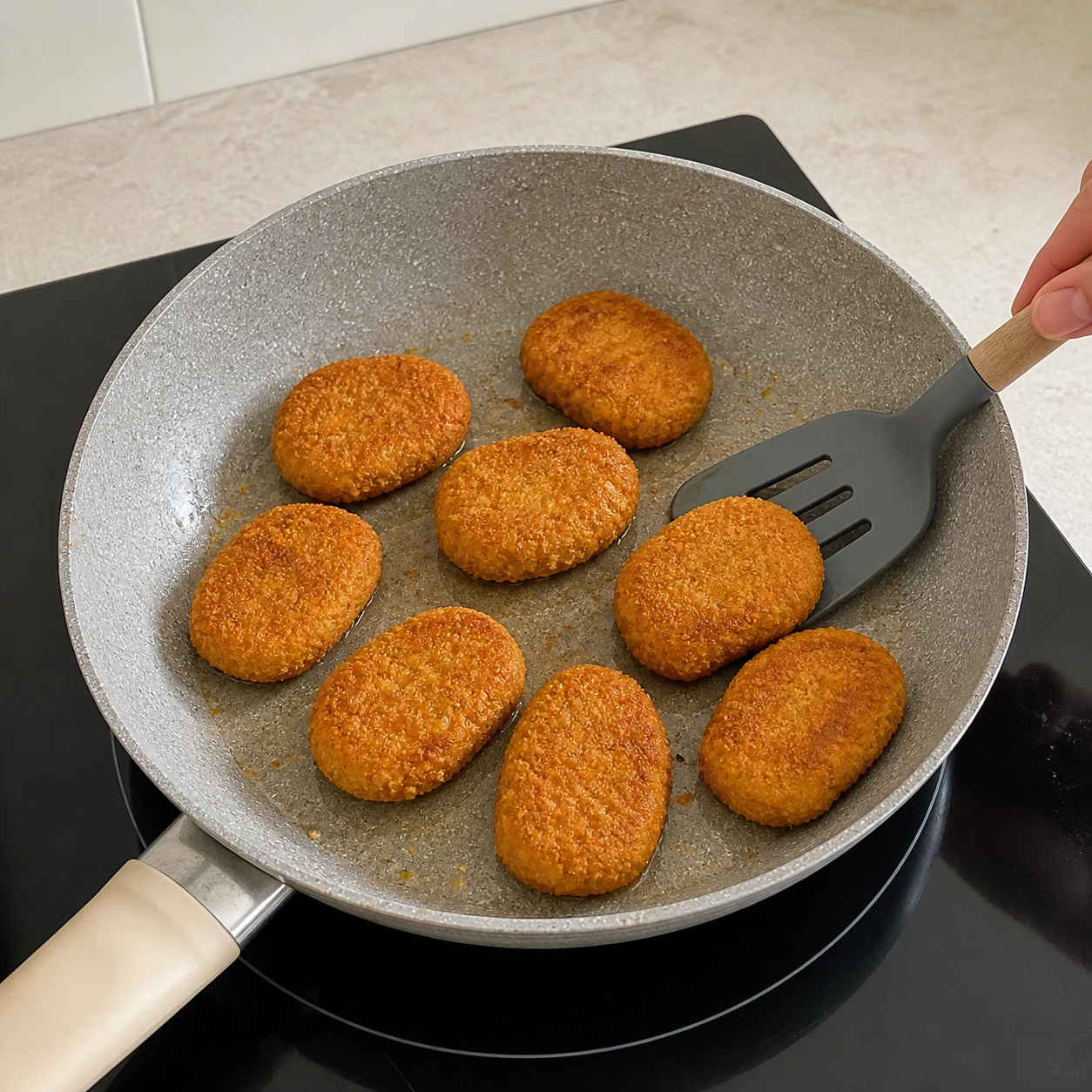 Wrap nuggets-moutarde — cuire les nuggets