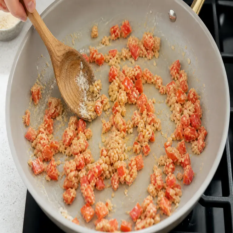 Pois chiches à la reine · étape 2