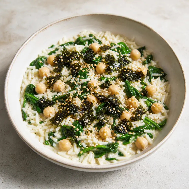Riz épinards sésame nori