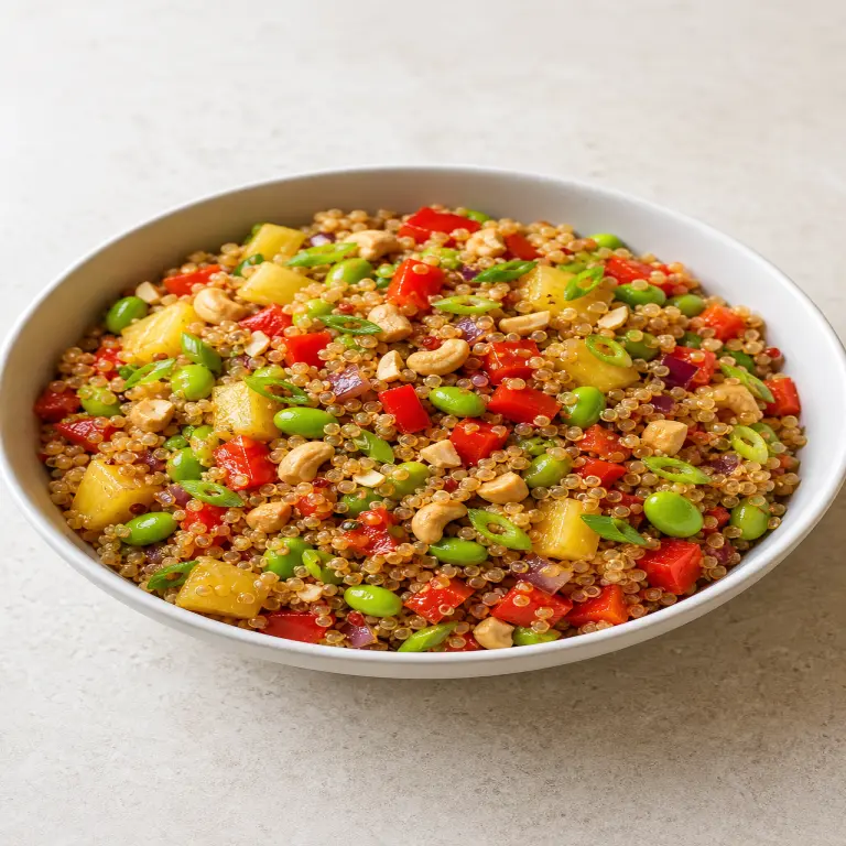 Quinoa sauté à l’ananas