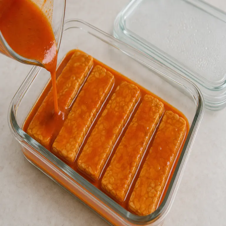 Tempeh sauce Buffalo · étape 2