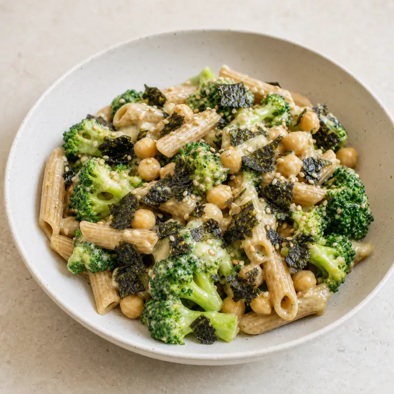 Pâtes brocoli nori
