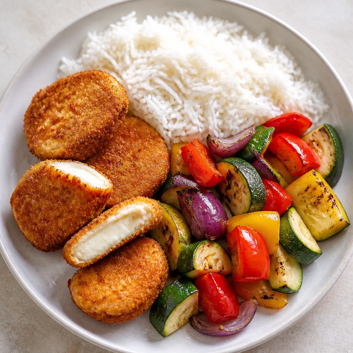 Goaty et légumes grillés