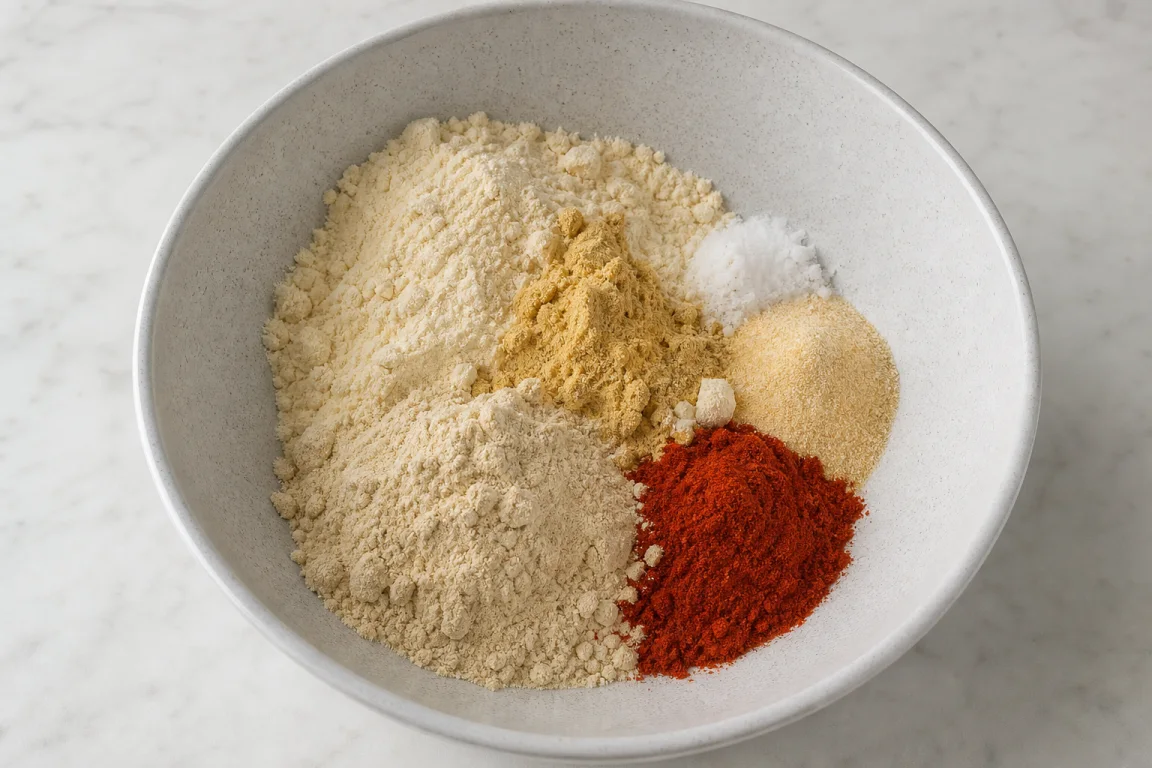 Illustration de l’étape « Étape 1 » pour la recette Nuggets thaïs de seitan à l’autocuiseur.