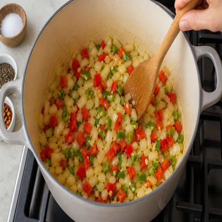 Soupe aux tortillas · étape 4