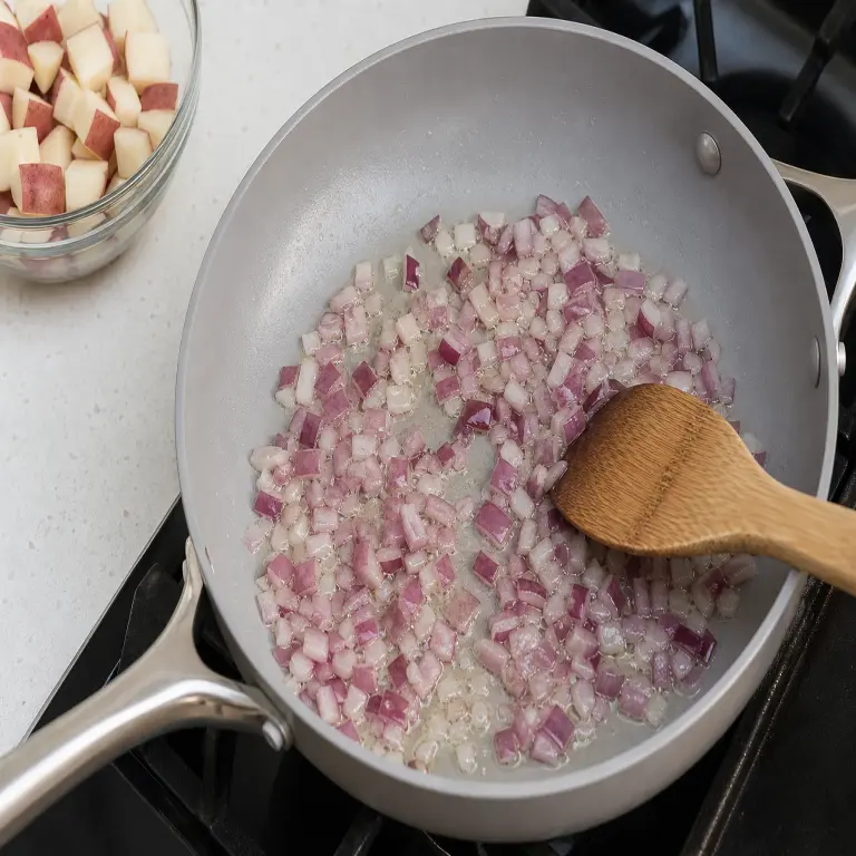 Poêlée petit-déjeuner façon Sud-Ouest · étape 2