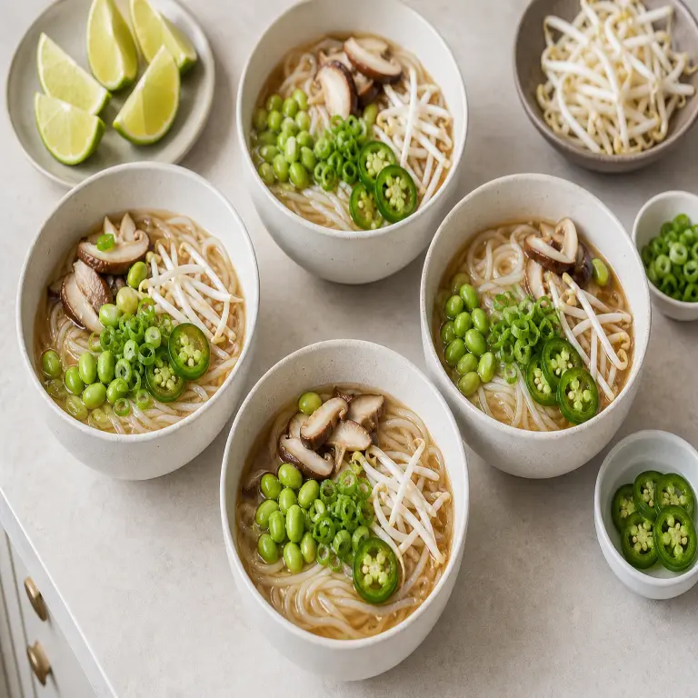 Soupe de nouilles façon phở · étape 4