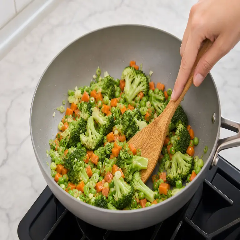 Riz sauté au tofu · étape 3