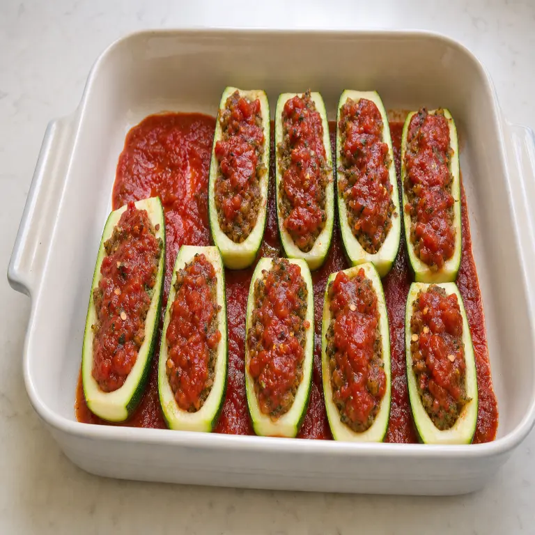 Courgettes farcies · étape 4