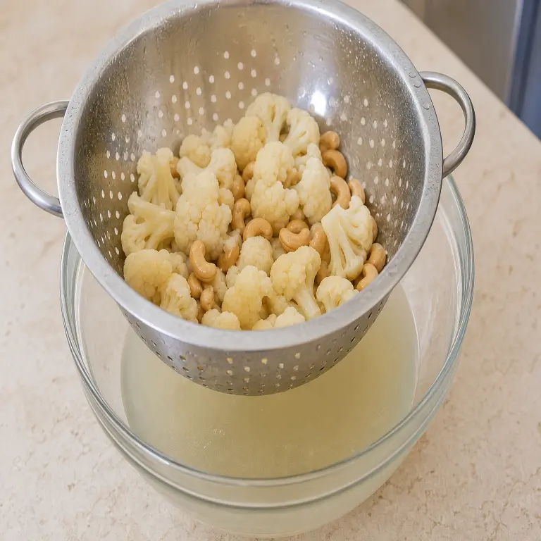 Sauce crémeuse à l’oignon · étape 3