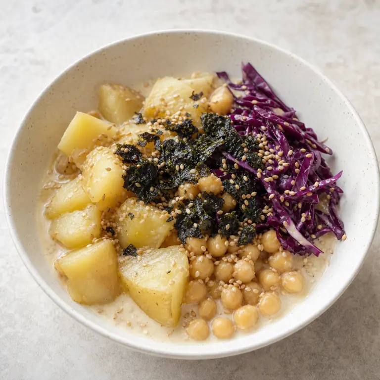 Bowl pommes de terre sésame