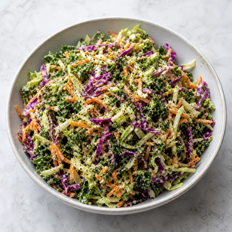 Salade de chou au tahini épicé