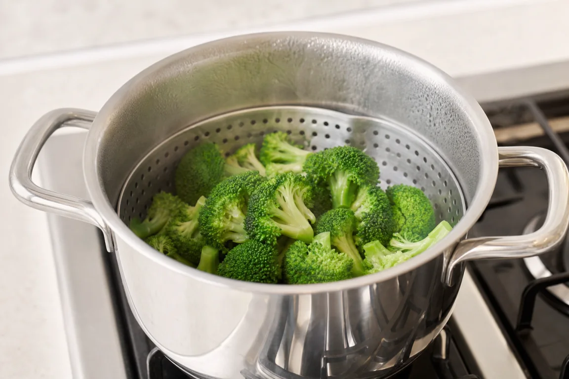 Illustration de l’étape « Étape 1 » pour la recette Edamame et Brocoli Rice Bowl.