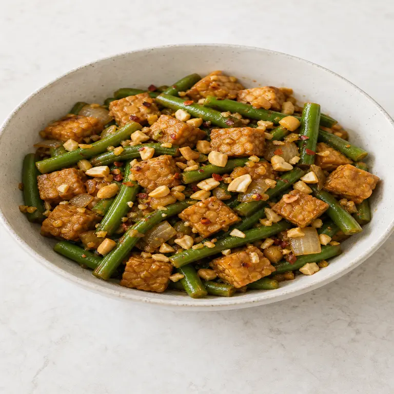 Poêlée épicée de haricots verts