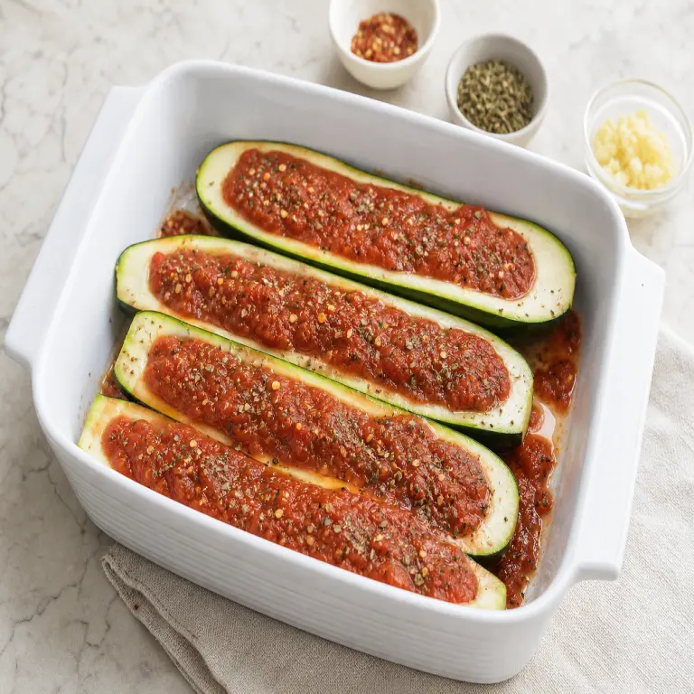 Courgettes farcies · étape 5