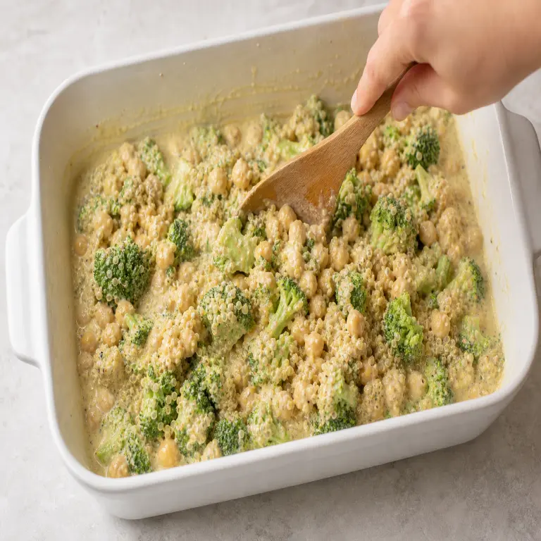 Gratin de quinoa façon fromagère · étape 3