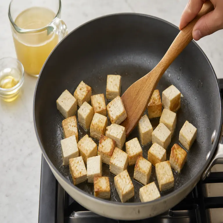 Nouilles sautées thaïlandaises épicées · étape 1