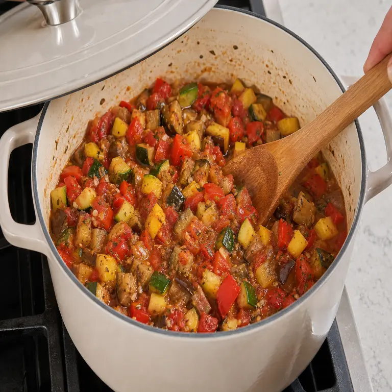 Ratatouille · étape 4