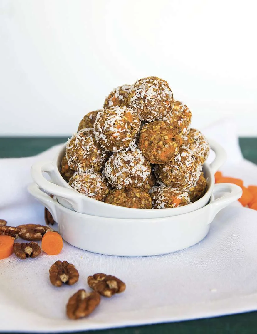 Bouchées façon carrot cake
