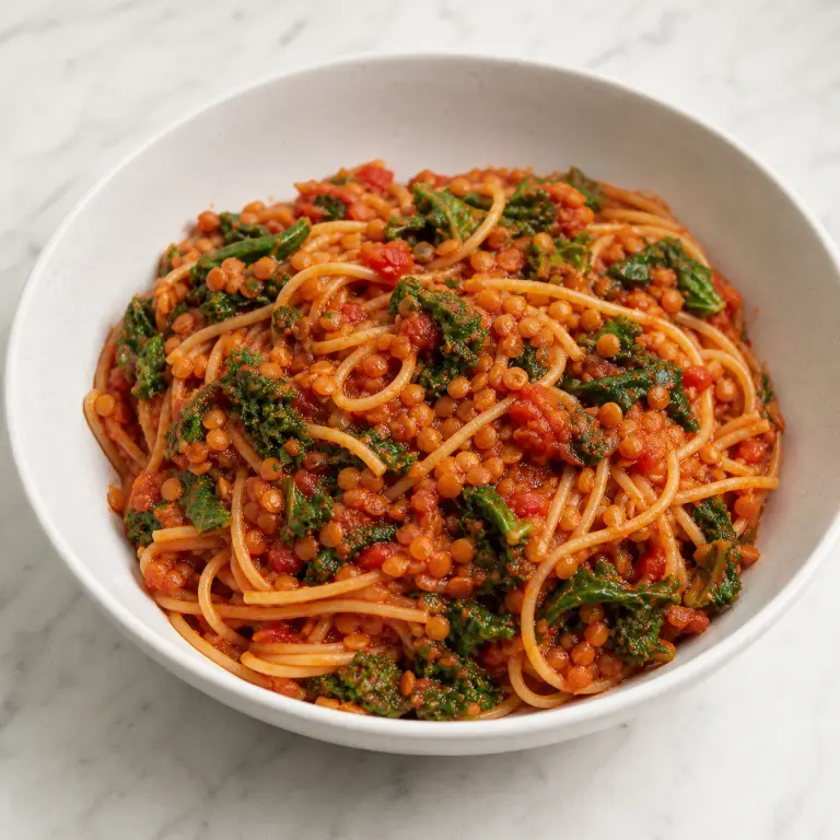 Spaghettis bolognaise végétale