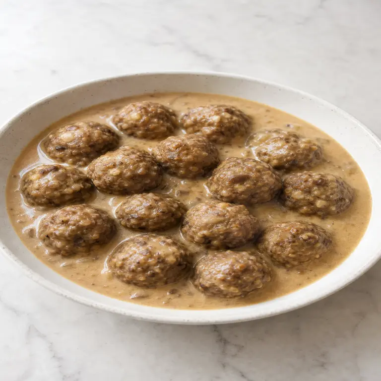 Boulettes de haricots à la scandinave